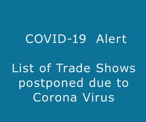 List of trade shows postponed.